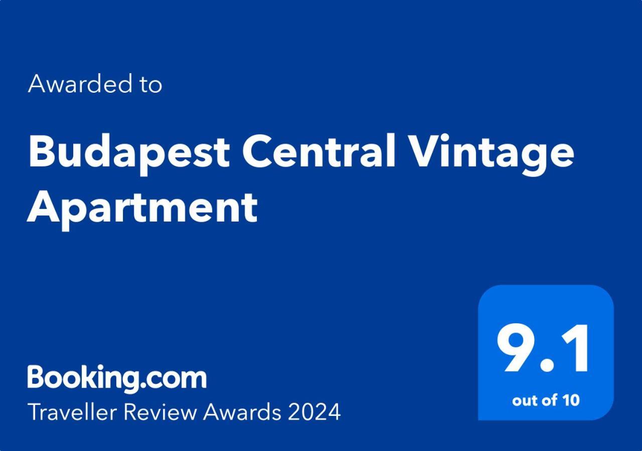 Budapest Central Vintage Apartment Bagian luar foto